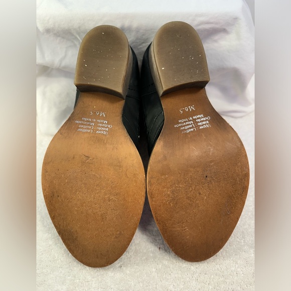 BLACK LEATHER BOTIES (SIZE 6.5M) AMAZING CONDITION! COCKTAIL, CONCERT!🤩 - Picture 9 of 12